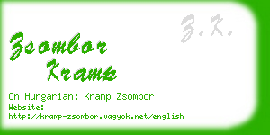 zsombor kramp business card